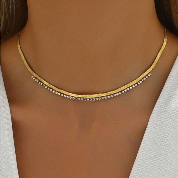 Bohemian chain necklace N716 - Picture 2 of 6